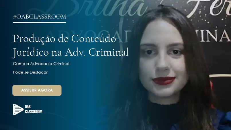 Produção de Conteúdo Jurídico na Advocacia Criminal - Dra. Bruna Ferreira